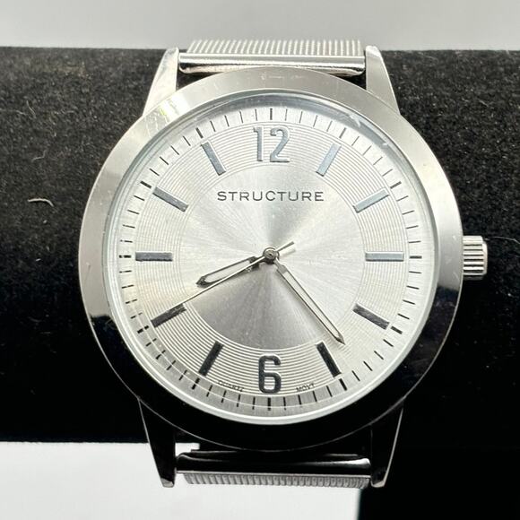 Silver Structure Men's Watch - Picture 1 of 5